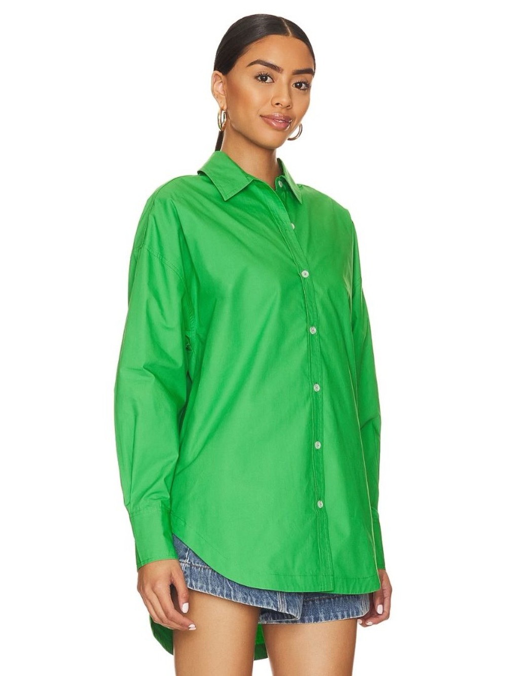 Steve Madden Vibrant Green Button-Down Shirt - 75% OFF MSRP!!!